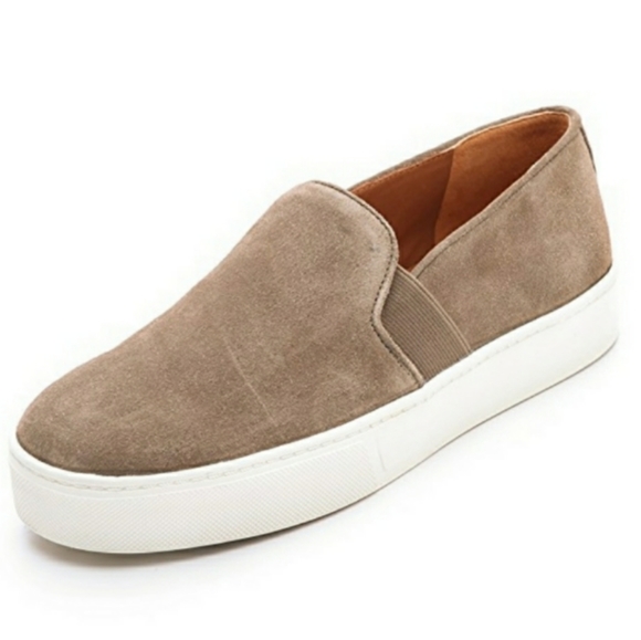 Vince Shoes - Vince Blair Suede Slip On Sneakers